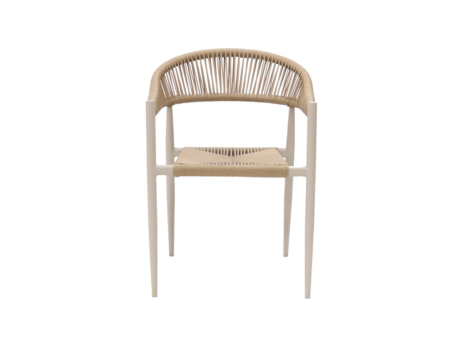 Olefin Rope Weave Armchair、Montmartre Outdoor Dining Chair、Vertical Rope Patio Seating